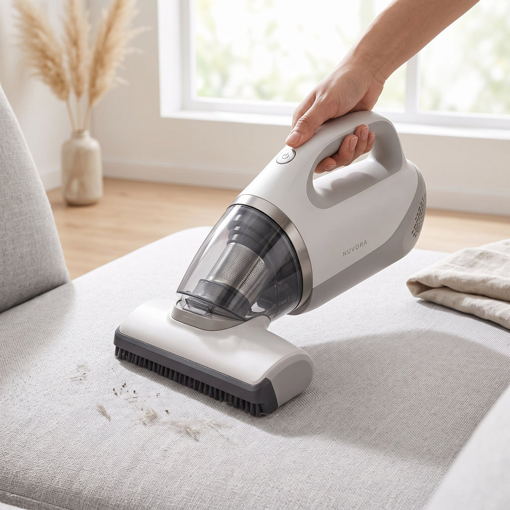 Nuvora AirClean auf Sofa